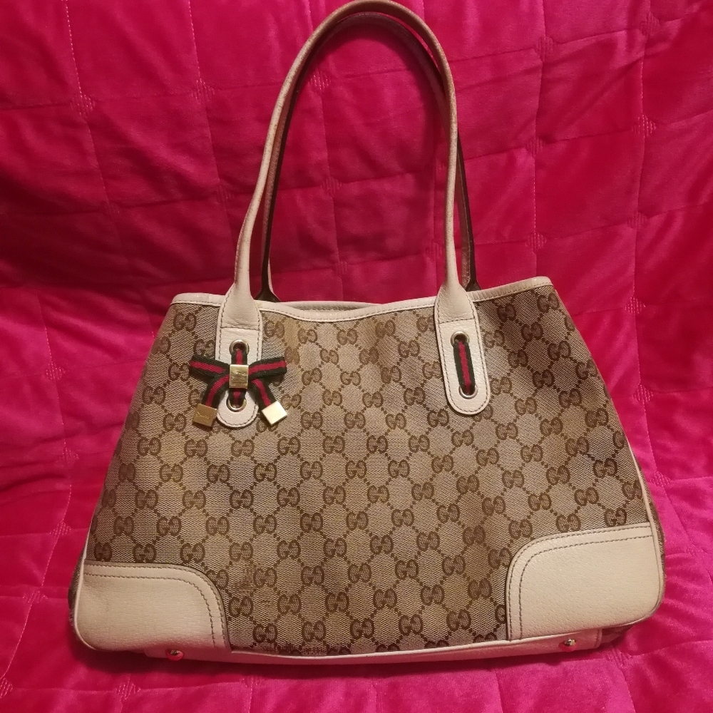 Gucci Princy tote handbag and matching wallet